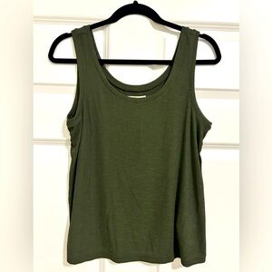 Madewell Olive Green Tank, Size S.